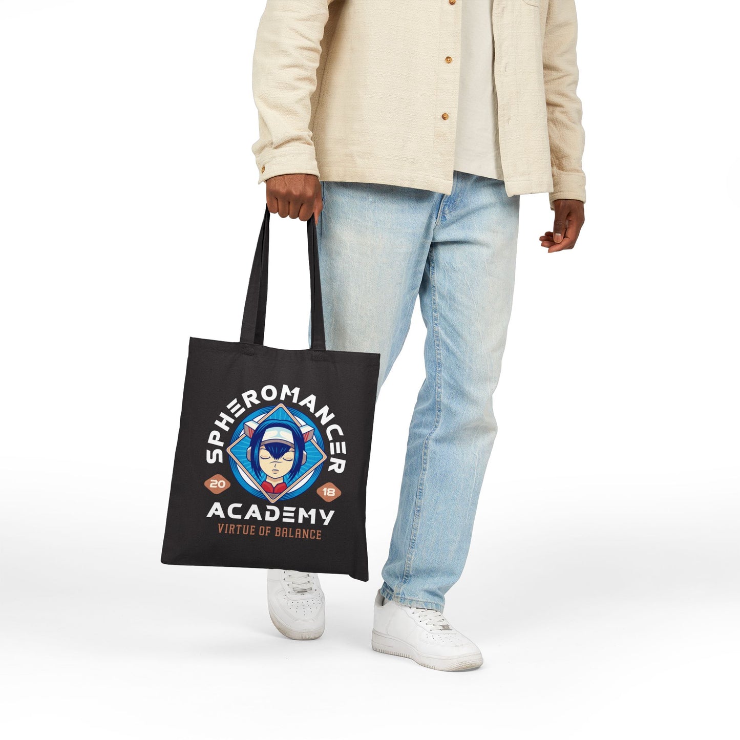 True Spheromancer Academy Canvas Tote Bag