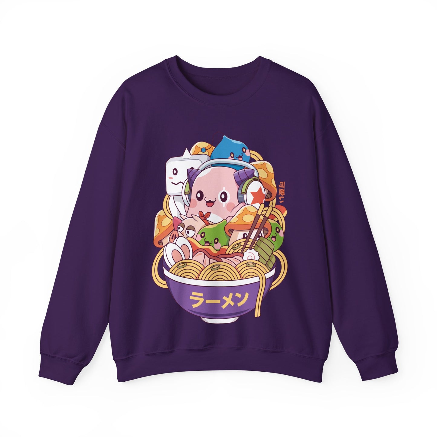 Maple World Monsters Ramen Unisex Crewneck Sweatshirt