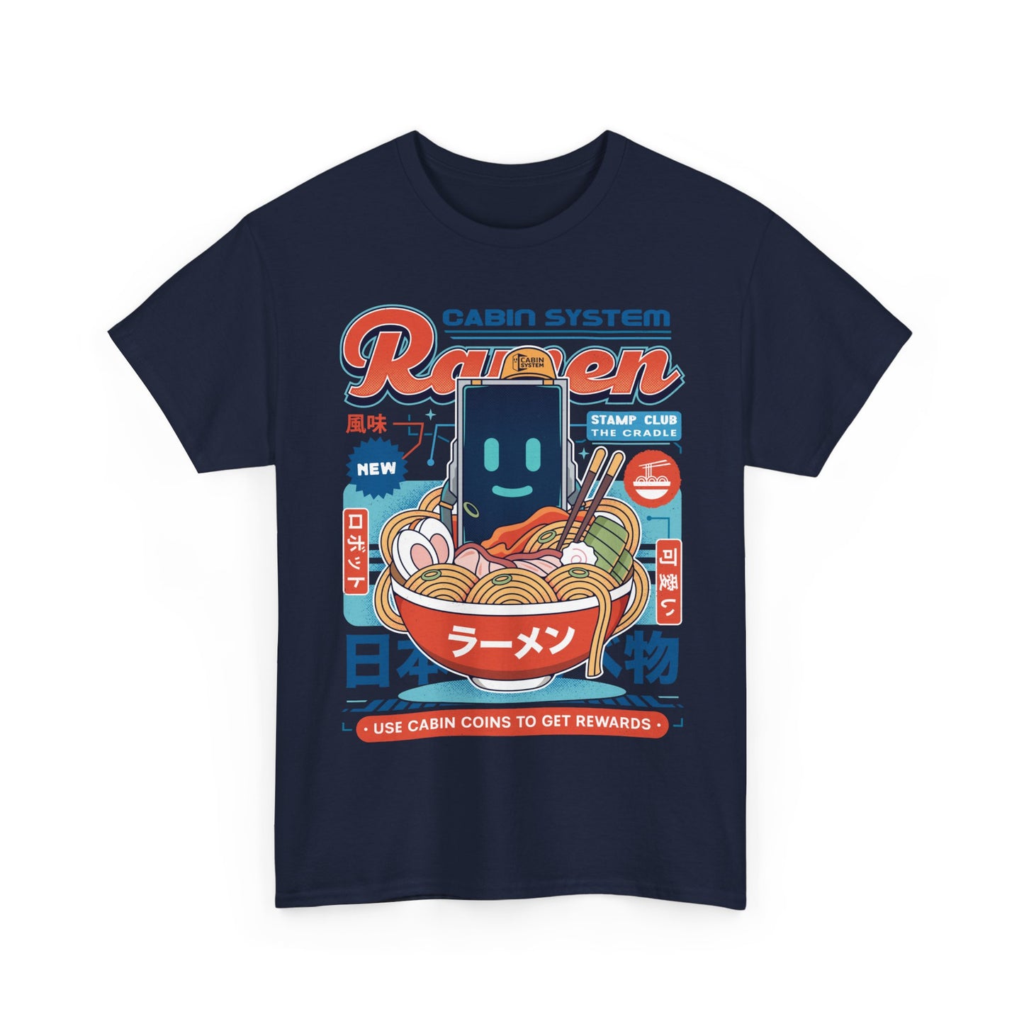 Cabin Coins Ramen Vintage Unisex T-Shirt