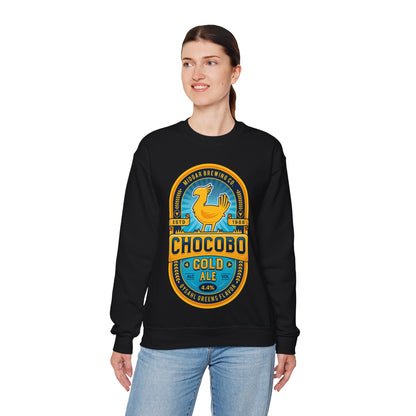 Chocobo Gold Beer Emblem Unisex Crewneck Sweatshirt