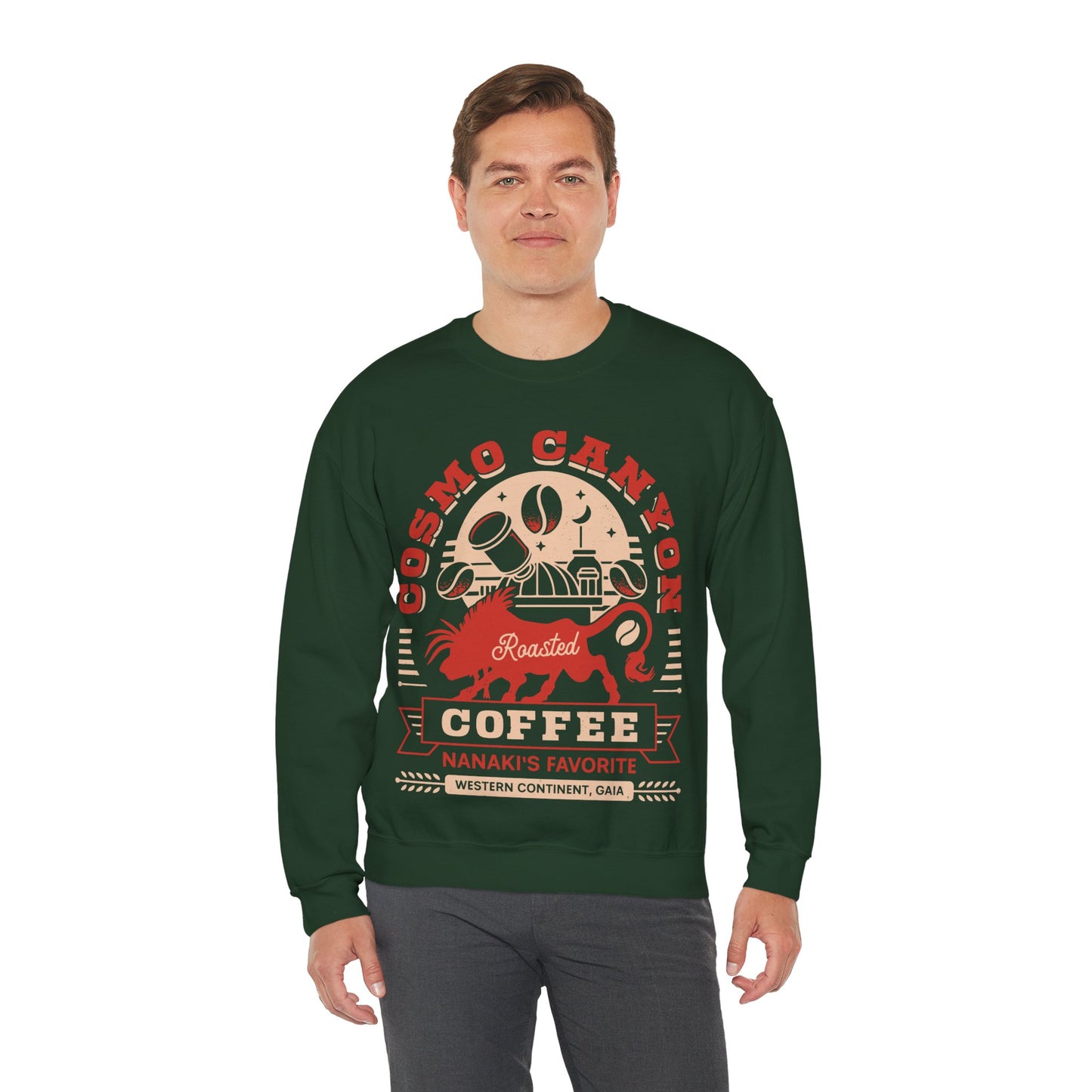 Cosmo Canyon Coffee Grunge Unisex Crewneck Sweatshirt