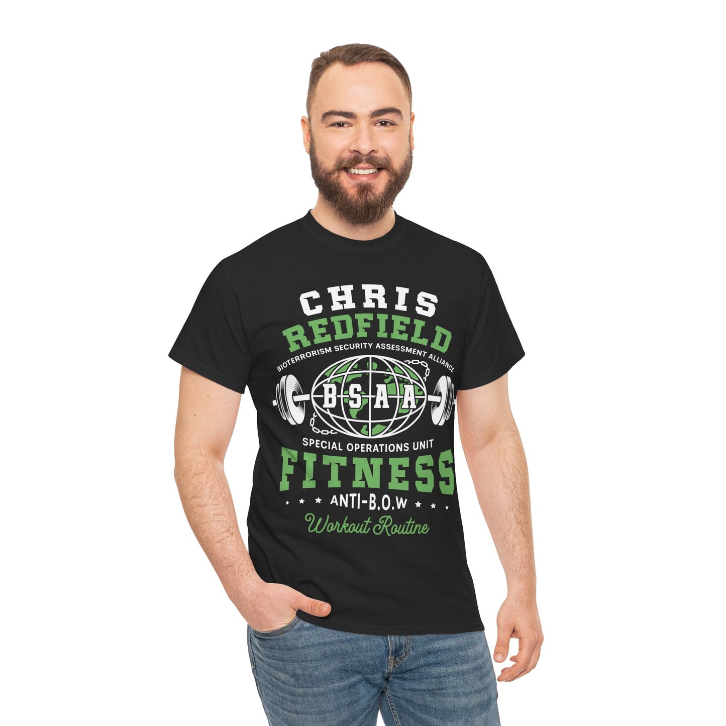 Bsaa Redfield Fitness Emblem Unisex T-Shirt