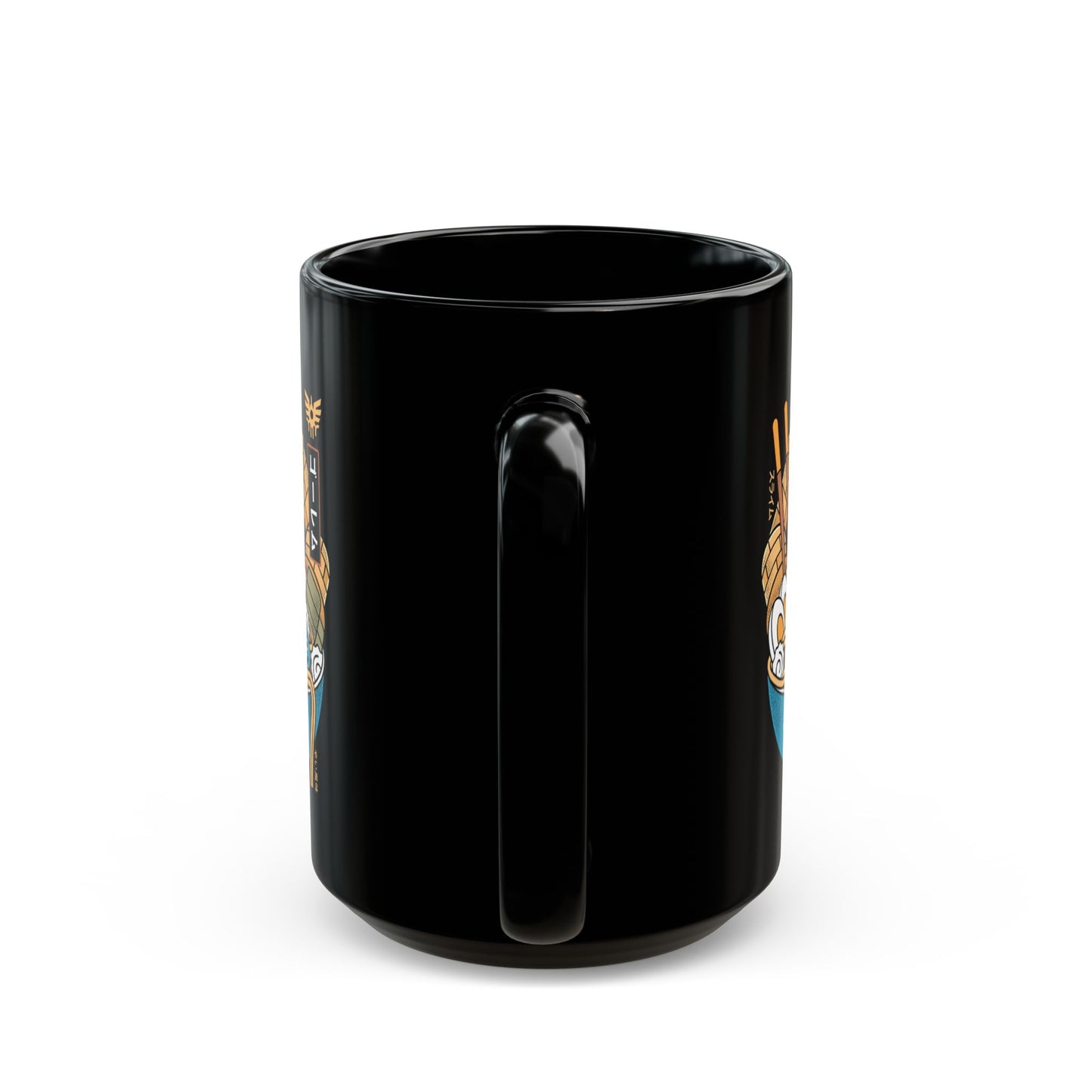 Erdrea Monsters Ramen Grunge Black Mug