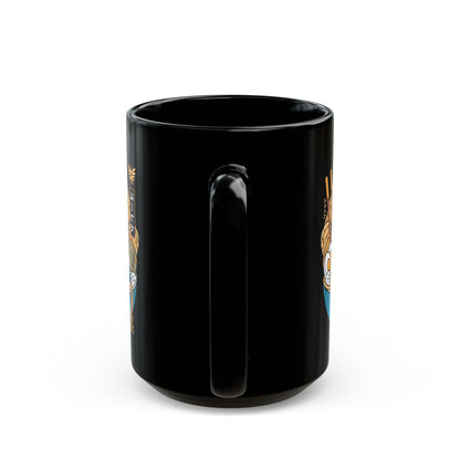Erdrea Monsters Ramen Grunge Black Mug