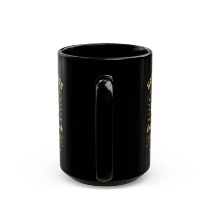 Haven Springs Radio Emblem Black Mug