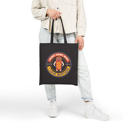 Hawt Dawg Man Emblem Canvas Tote Bag