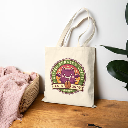 Geffen Dungeon Coffee Canvas Tote Bag
