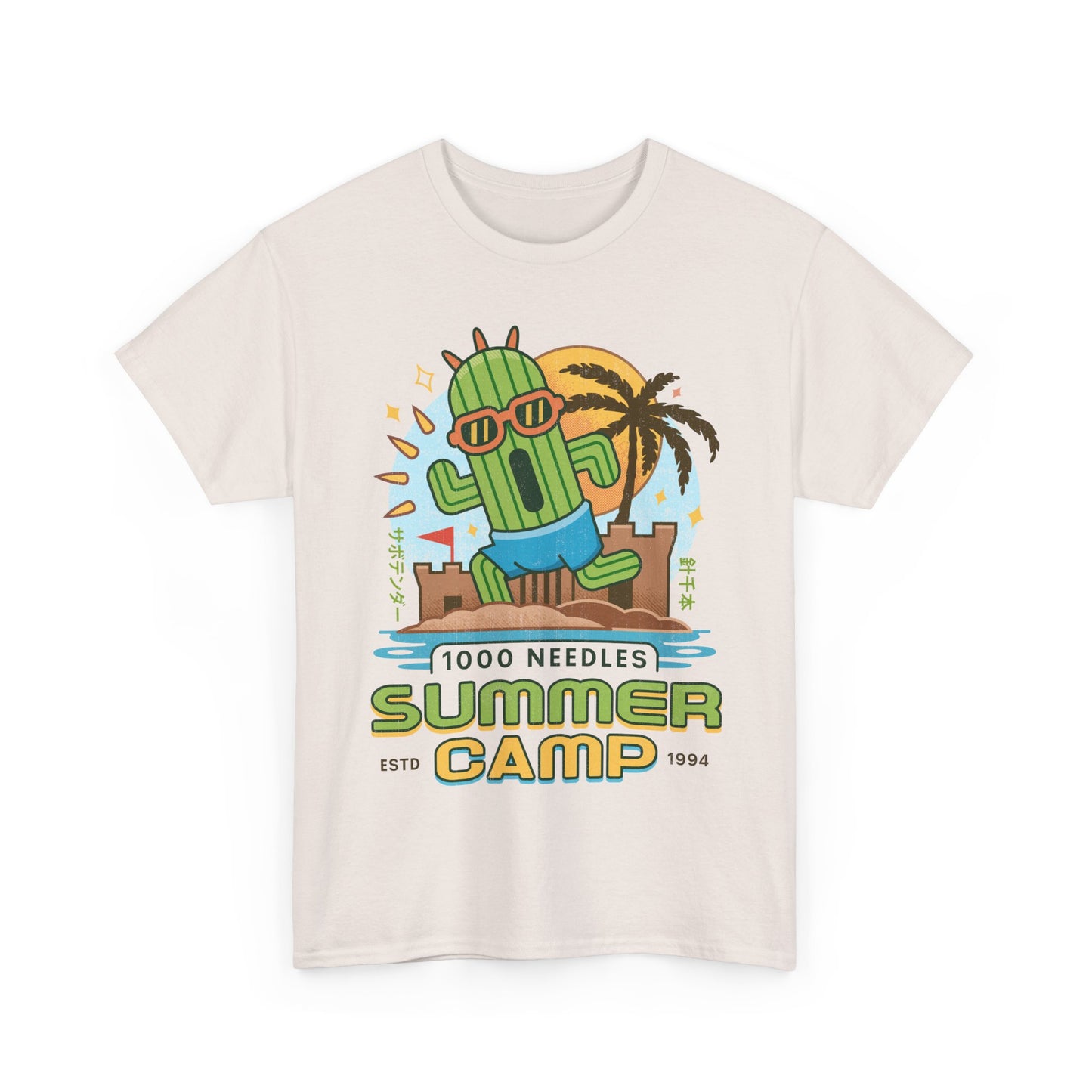 Cactuar Summer Camp Vintage Unisex T-Shirt