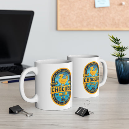 Chocobo Gold Beer Emblem Ceramic Mug