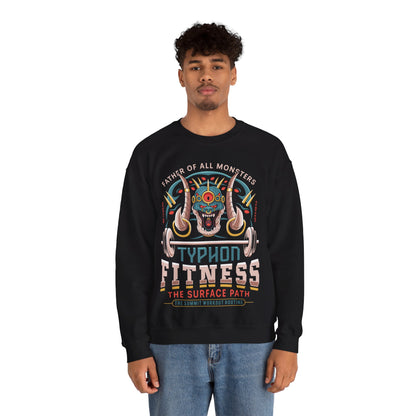 Father Of All Monsters Fitness Emblem Crewneck Sweatshirt