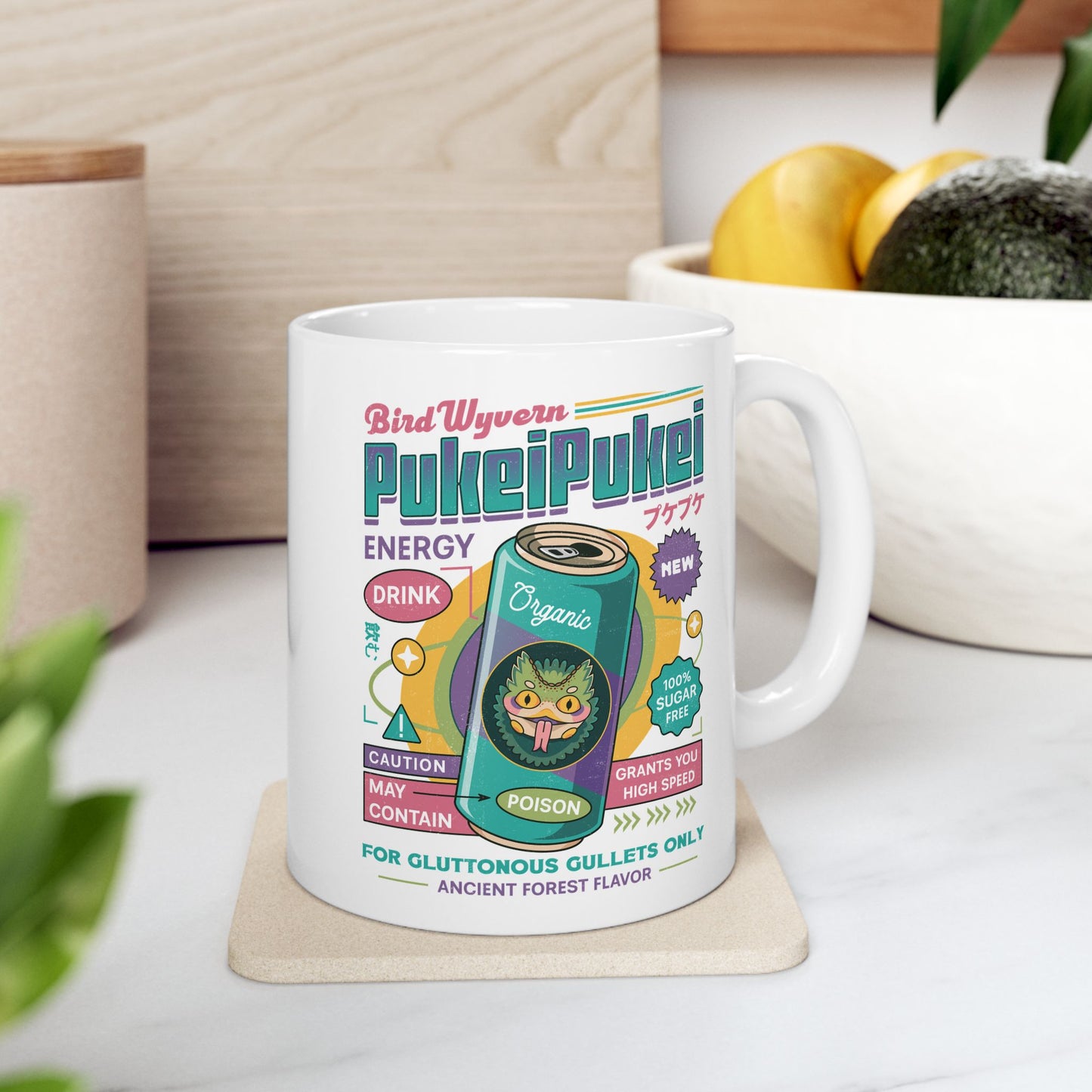 Pukei Pukei Energy Drink Ceramic Mug