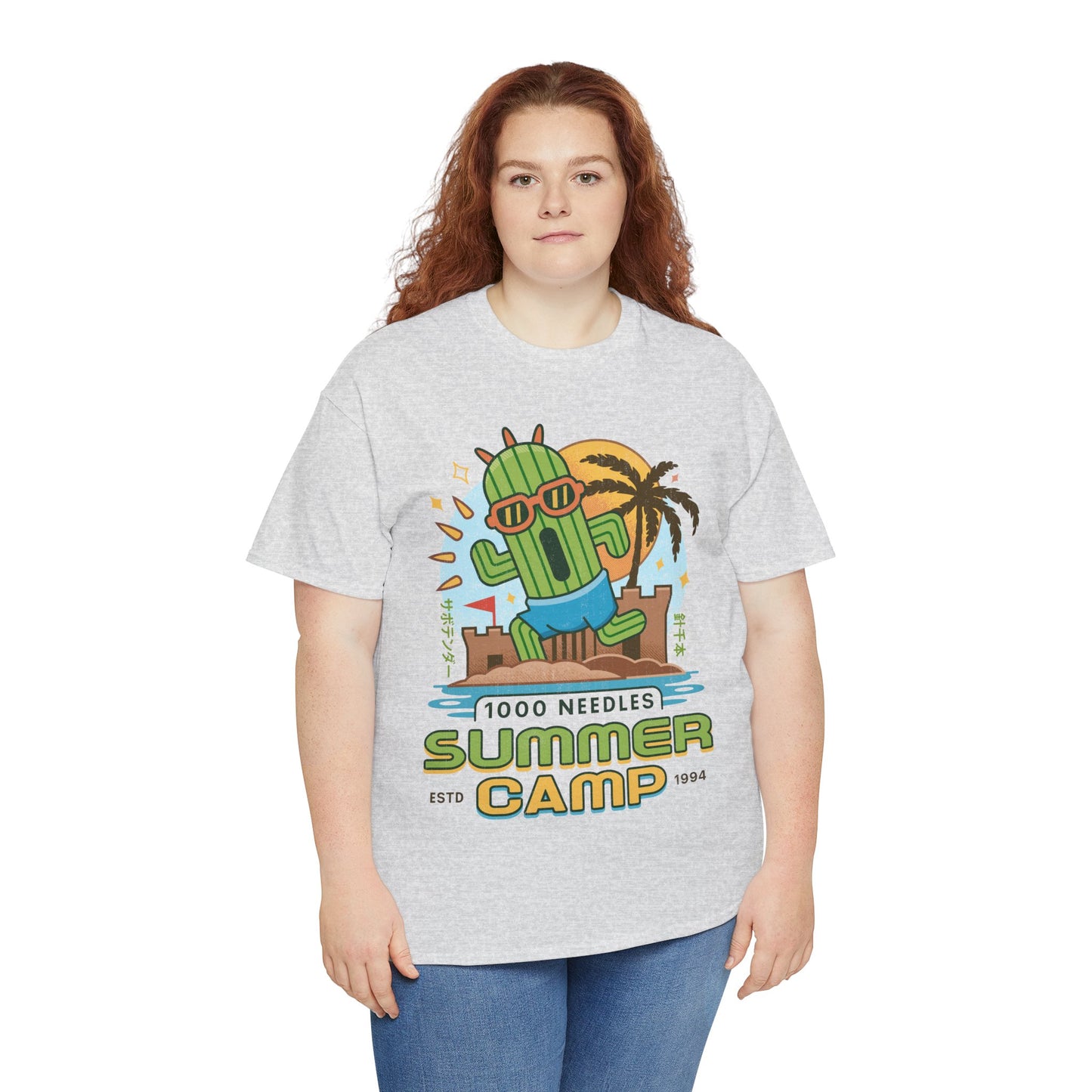 Cactuar Summer Camp Vintage Unisex T-Shirt