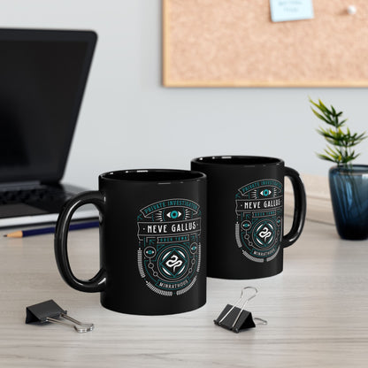 Minrathous Private Investigator Crest Black Mug