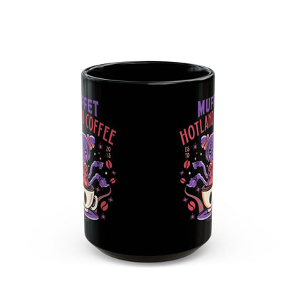 Muffet Hotland Coffee Black Mug