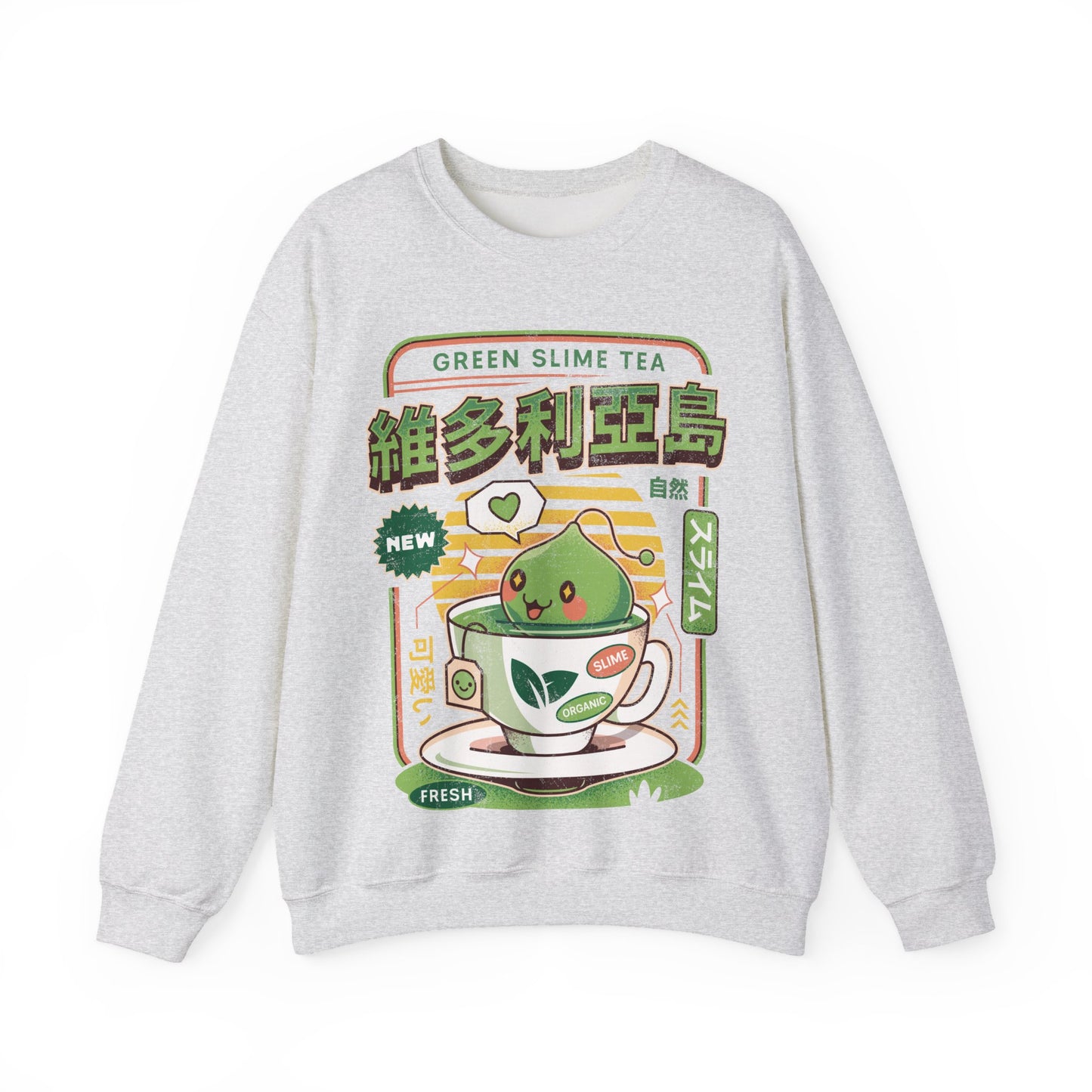 Ramuramu Valley Green Tea Unisex Crewneck Sweatshirt