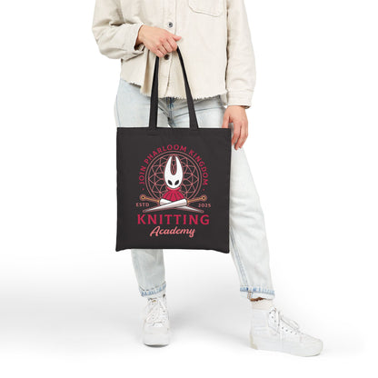 Pharloom Knitting Emblem Tote Bag