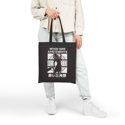Wood Side Apartments Monster Tote Bag