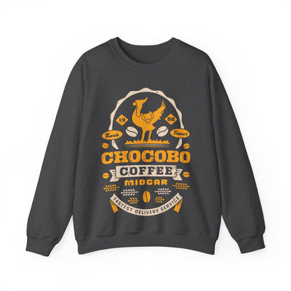 Chocobo Coffee Grunge Unisex Crewneck Sweatshirt