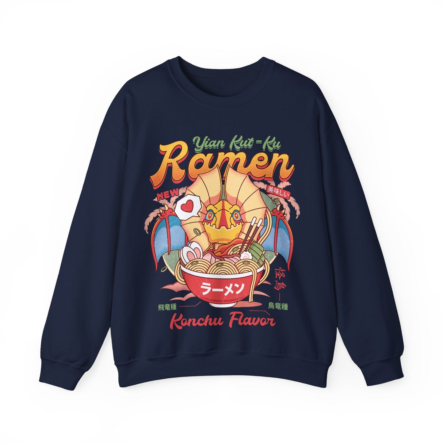 Yian Kut Ku Ramen Vintage Unisex Crewneck Sweatshirt
