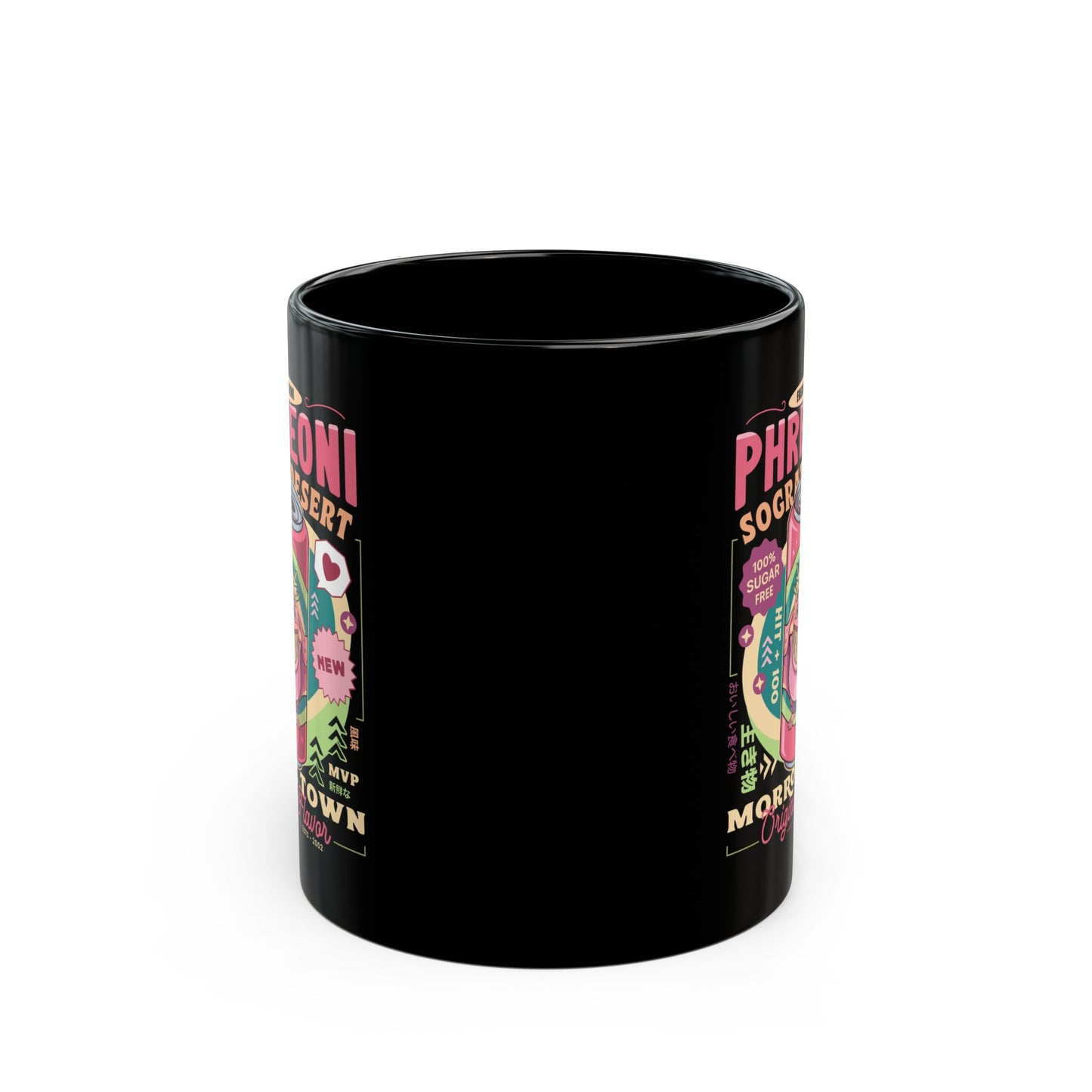 Phreeoni Energy Drink Black Mug