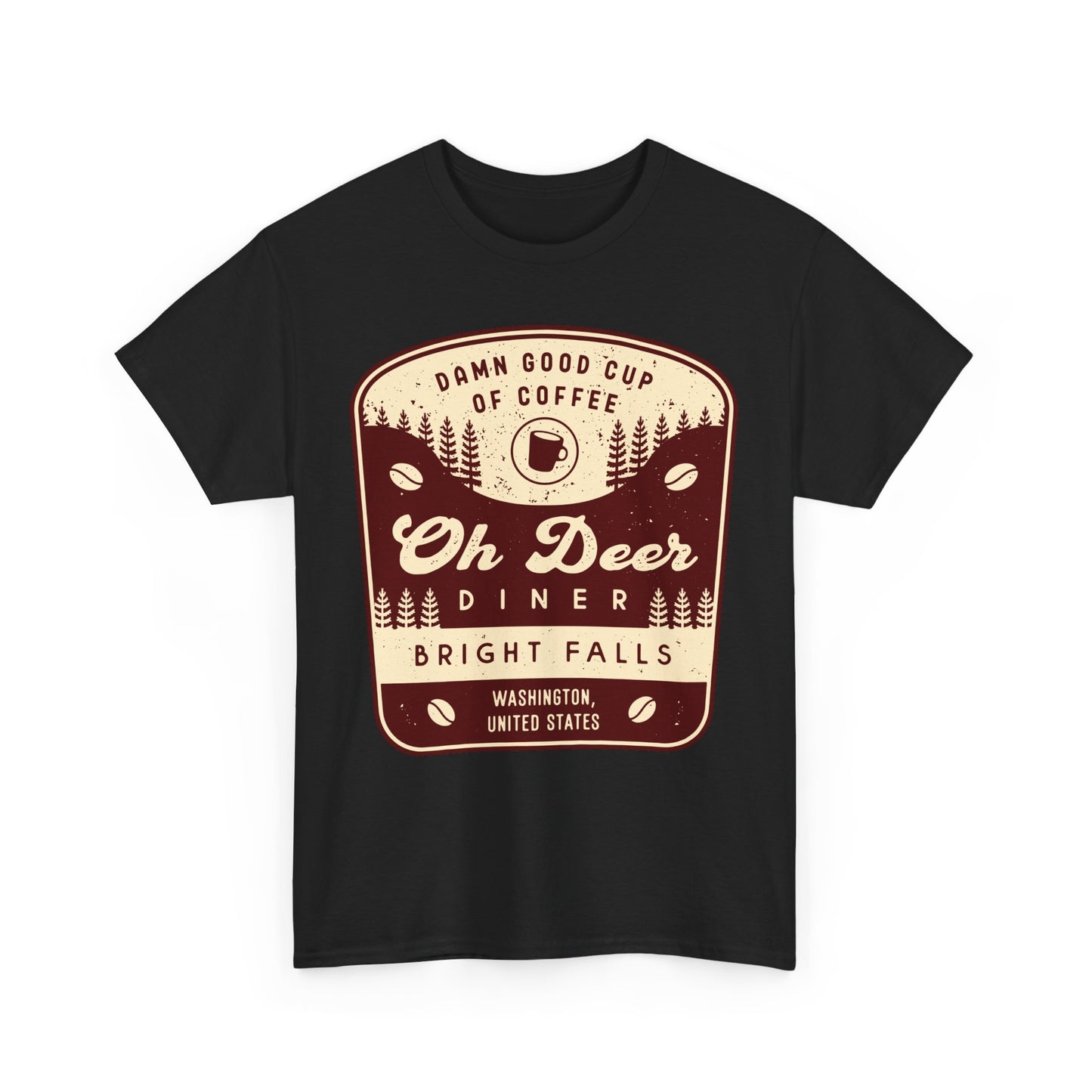 Oh Deer Diner Emblem Unisex T-Shirt