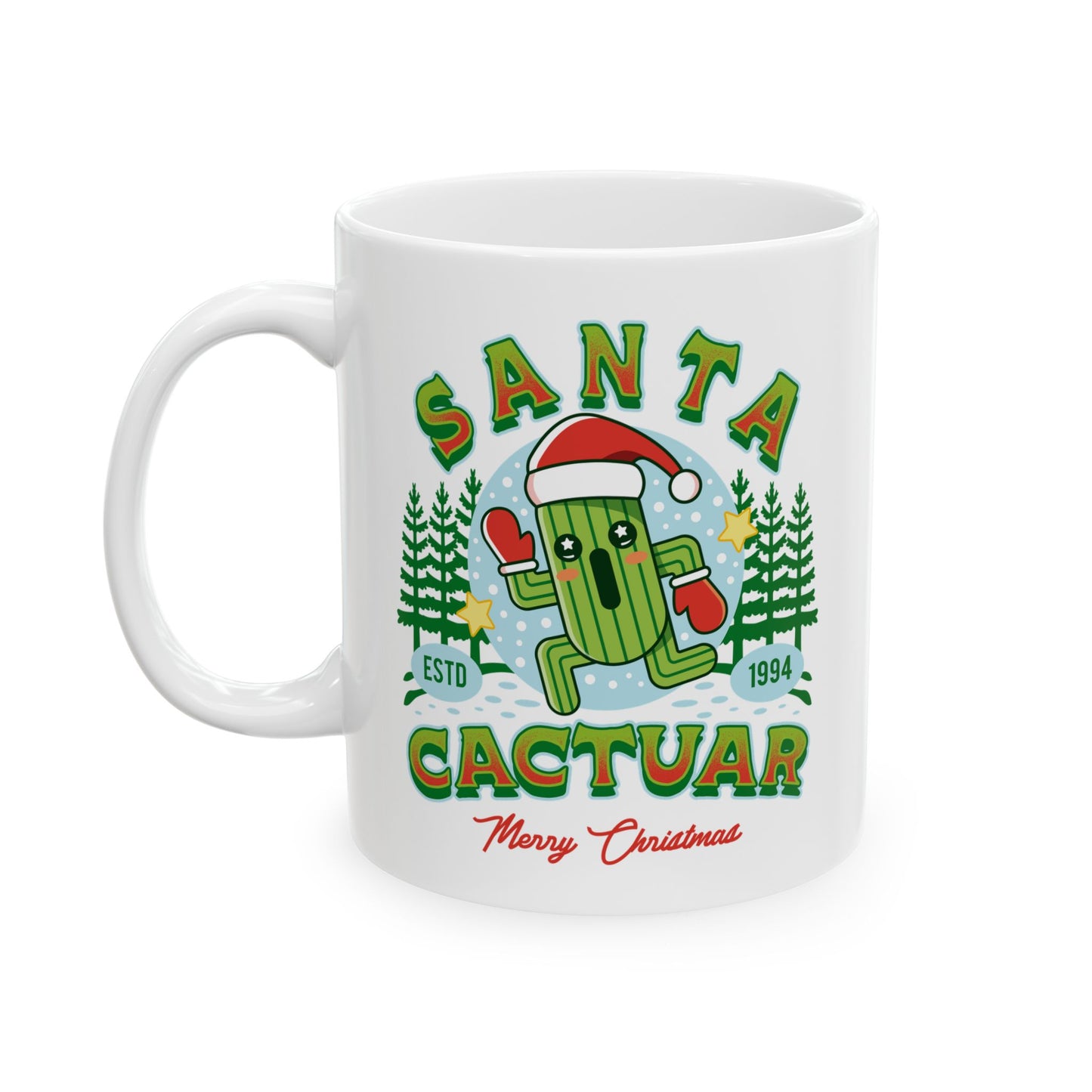 Santa Cactuar Ceramic Mug