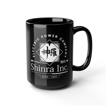 Shinra Inc Crest Black Mug
