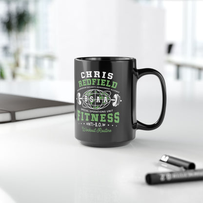 Bsaa Redfield Fitness Emblem Black Mug