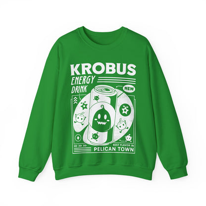 Krobus Energy Drink Grunge Unisex Crewneck Sweatshirt