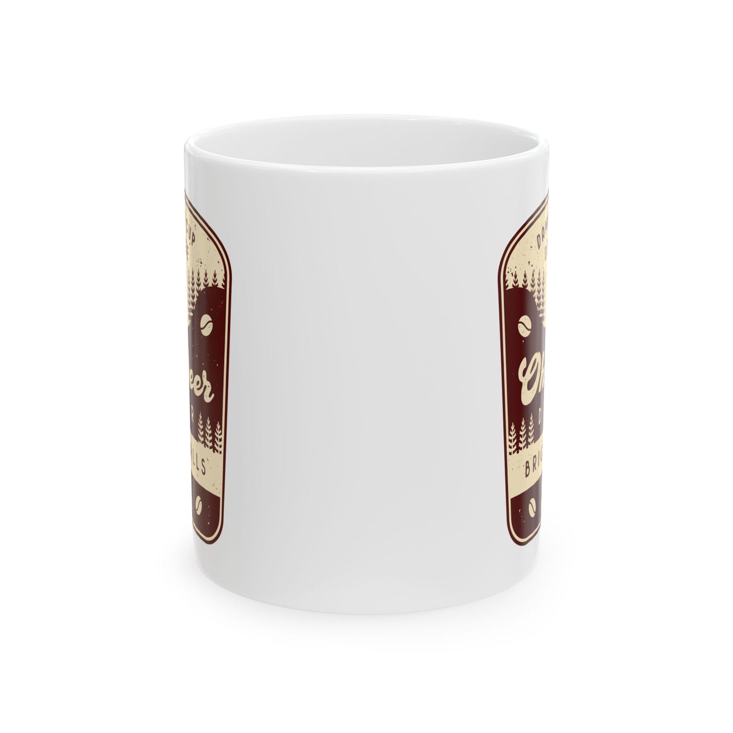 Oh Deer Diner Emblem Ceramic Mug