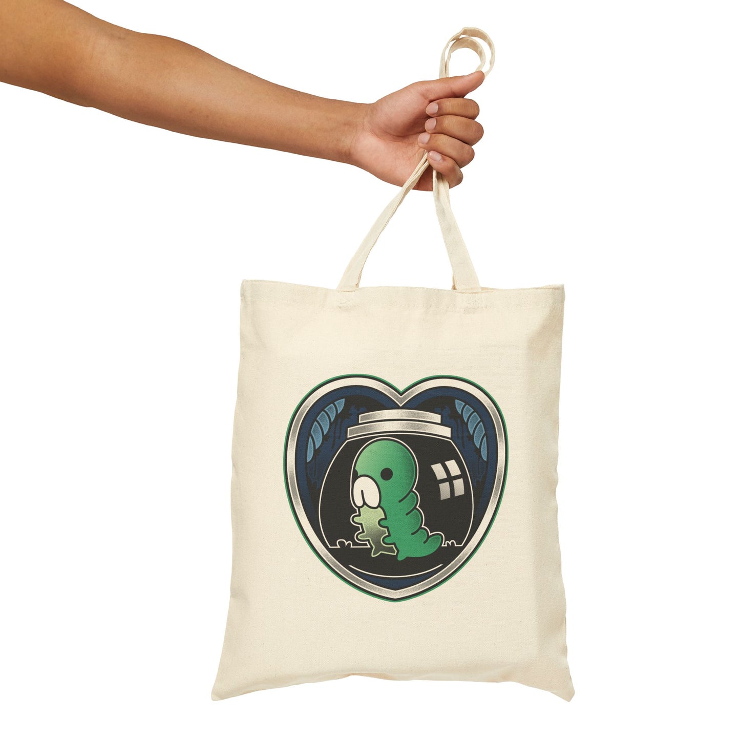 Grub Love Emblem Canvas Tote Bag