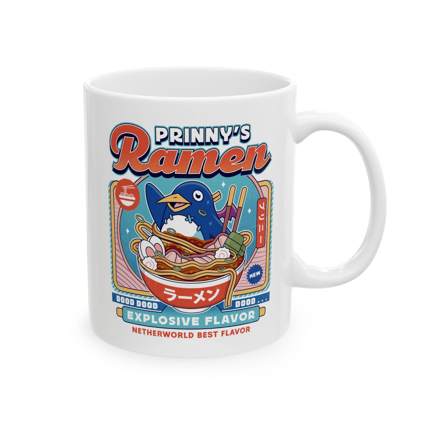 Prinny Dood Ramen Vintage Ceramic Mug
