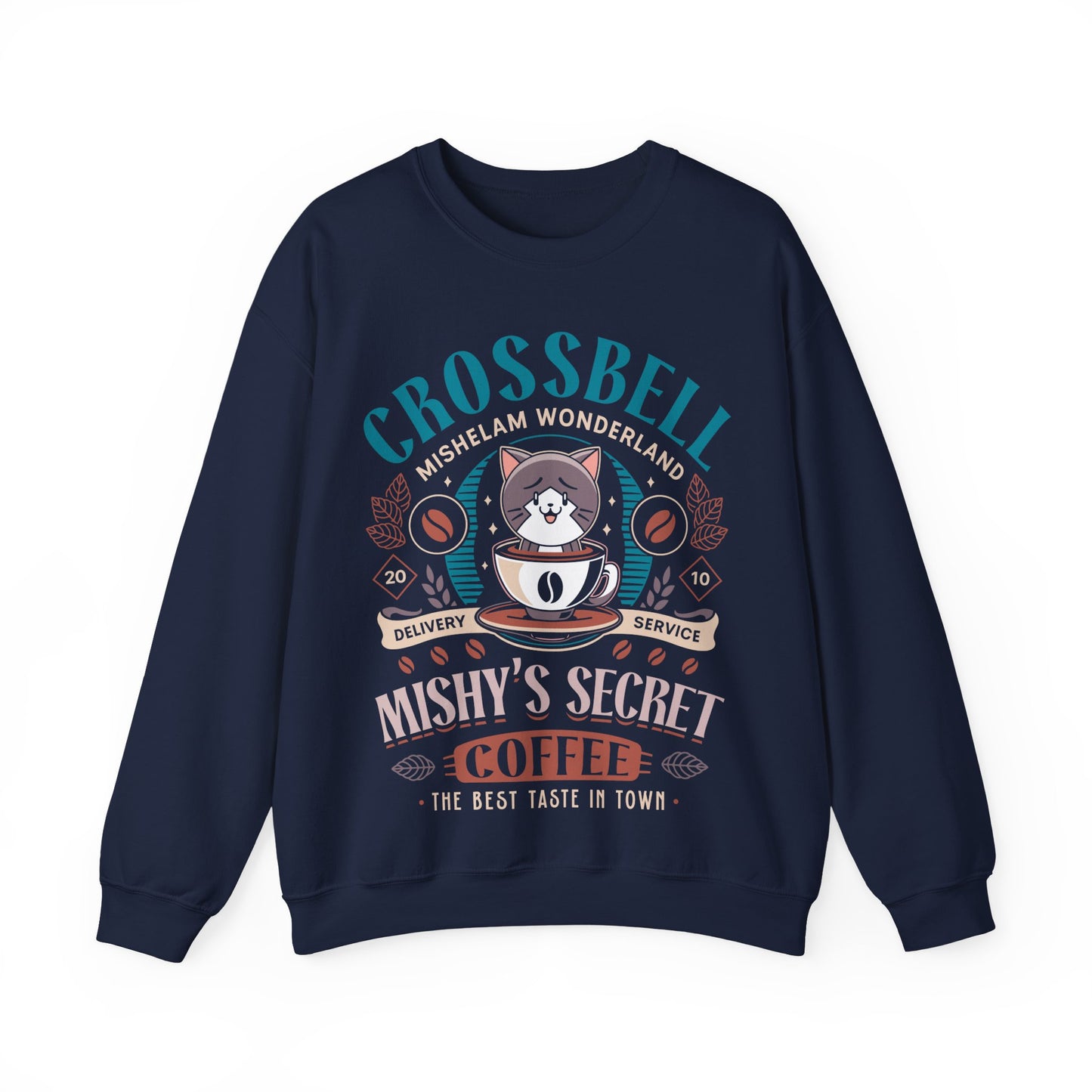 Mishelam Wonderland CoffeeUnisex Crewneck Sweatshirt