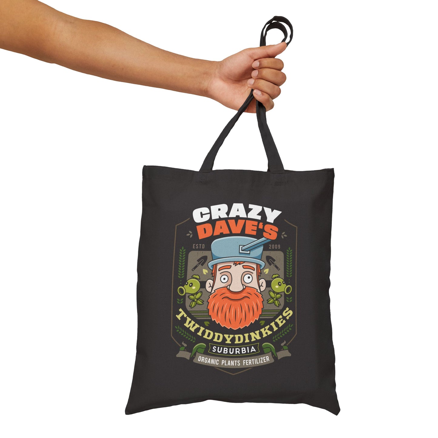 Crazy Dave Fertilizer Vintage Tote Bag