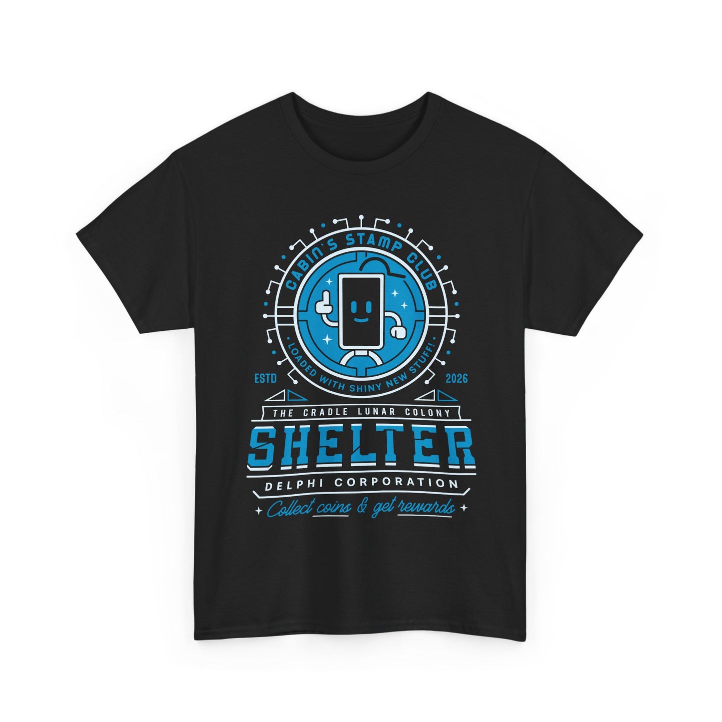 Cabin Coins Stamp Club Emblem Unisex T-Shirt