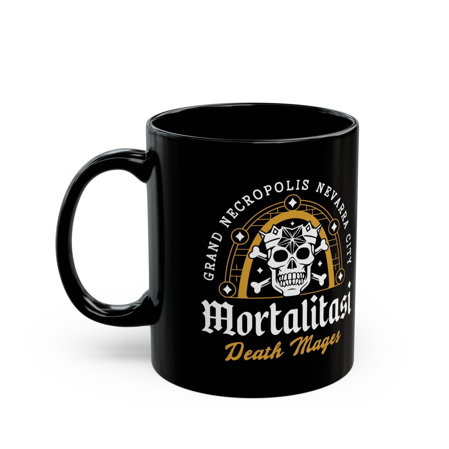 Mortalitasi Mages Emblem Black Mug