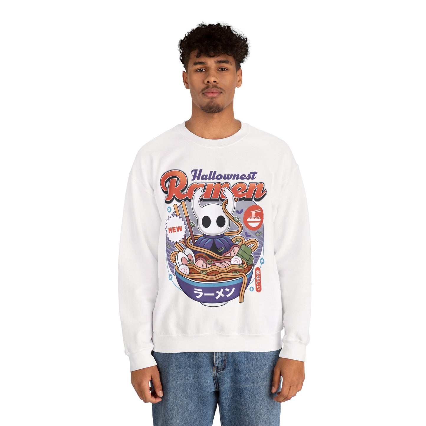 Hallownest Ramen Vintage Unisex Crewneck Sweatshirt