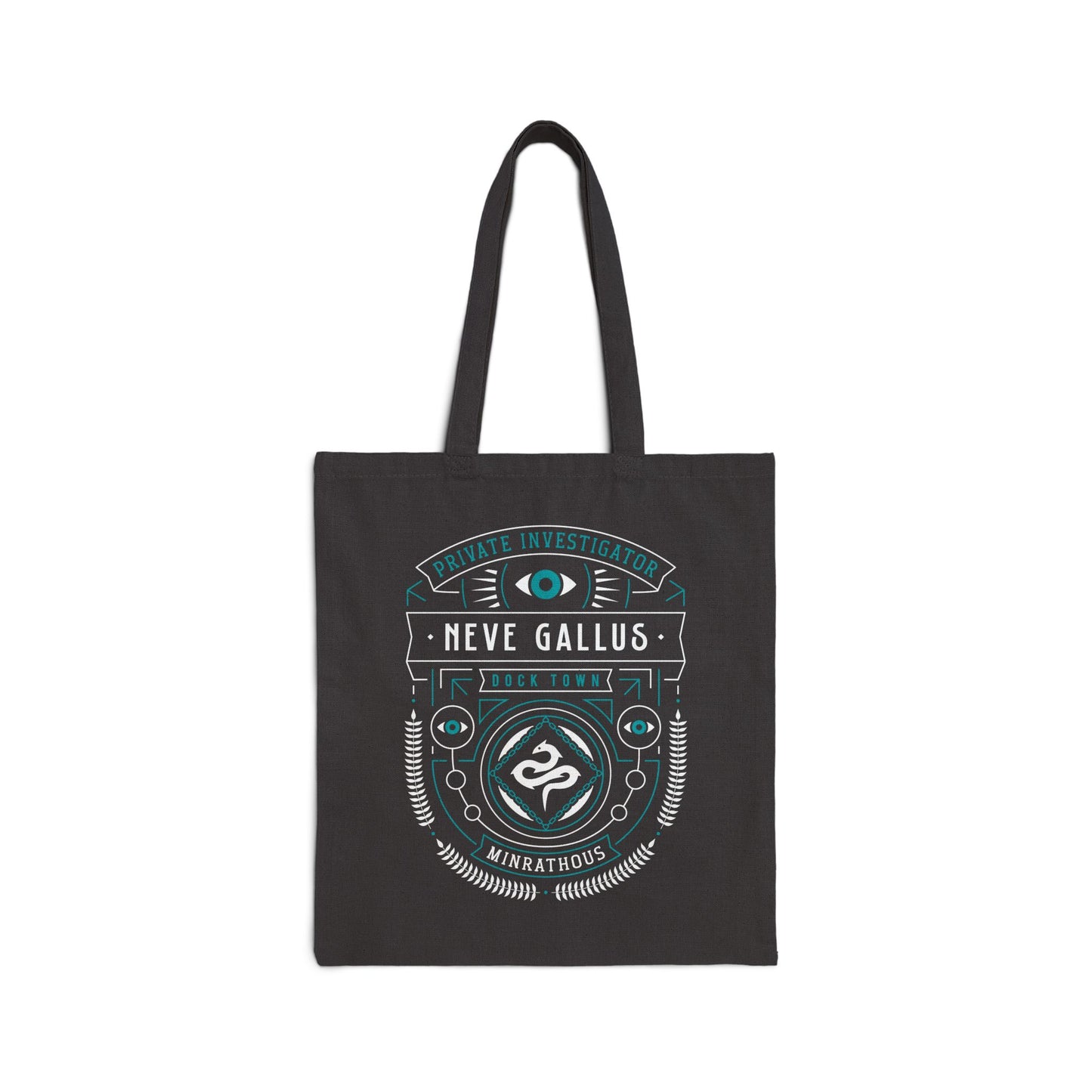 Minrathous Private Investigator Crest Canvas Tote Bag