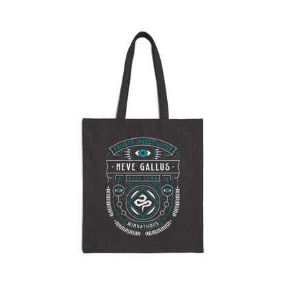 Minrathous Private Investigator Crest Canvas Tote Bag