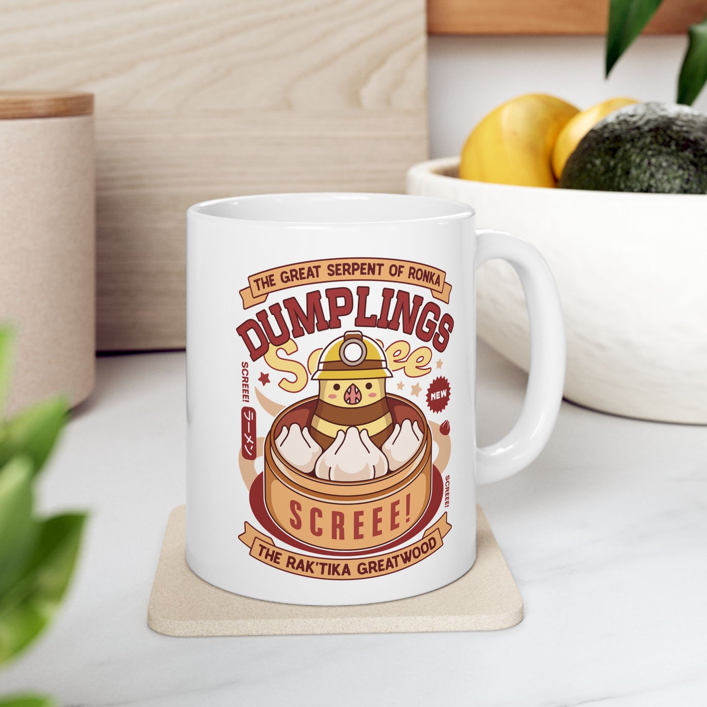 Serpent Of Ronka Dumplings Ceramic Mug