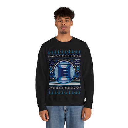 E Tank Ugly Sweater Unisex Crewneck Sweatshirt