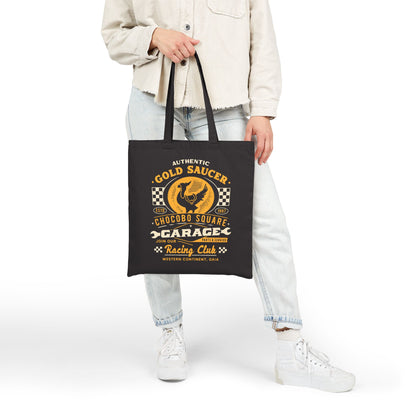 Gold Saucer Garage Vintage Tote Bag