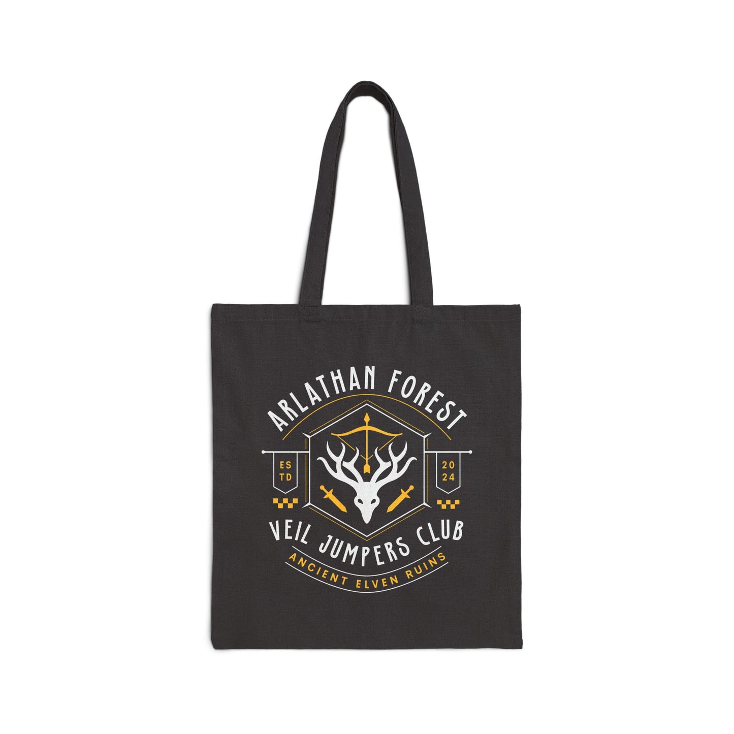 Veil Jumpers Club Emblem Canvas Tote Bag