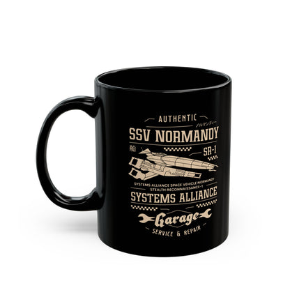 Ssv Normandy Garage Black Mug