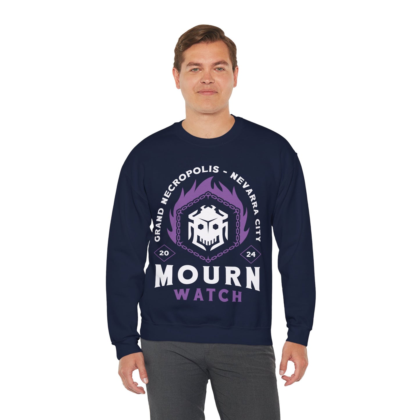 Mourn Watch Emblem Unisex Crewneck Sweatshirt
