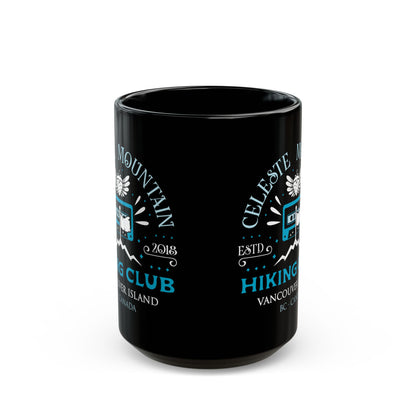 Celeste Mountain Hiking Club Black Mug
