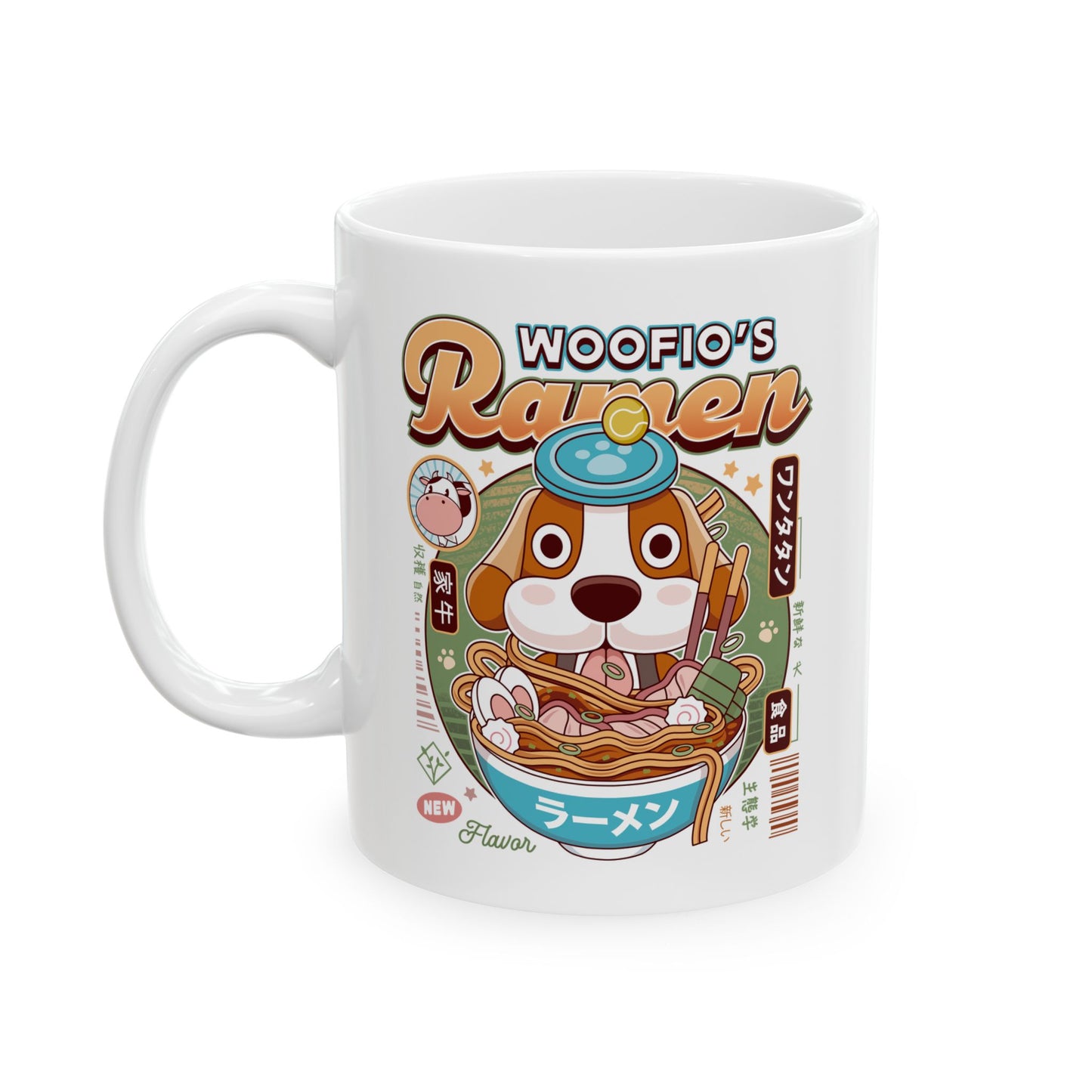 Woofio Vintage Ramen Ceramic Mug