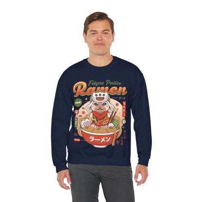 Felyne Palico Ramen Unisex Crewneck Sweatshirt