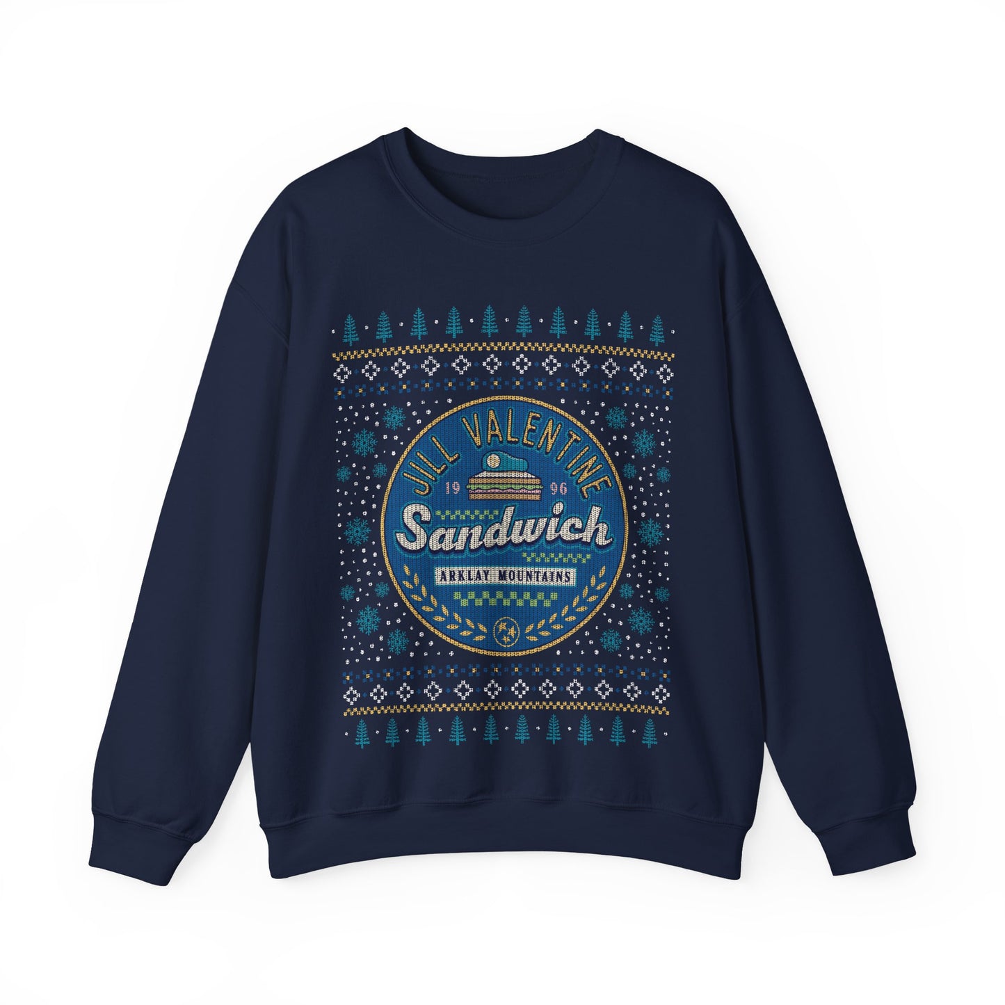 Jill Valentine Sandwich Christmas Unisex Crewneck Sweatshirt