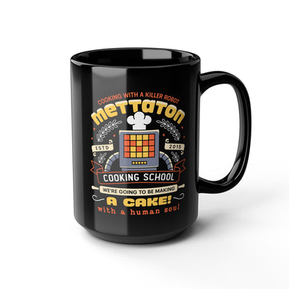 Mettaton Cooking School Crest Black Mug